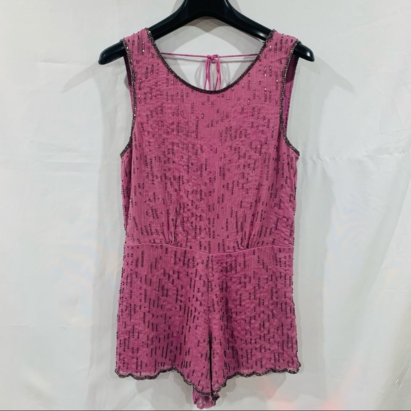 FREE PEOPLE ROMPER ORCHID Sz. 2 - Picture 5 of 8